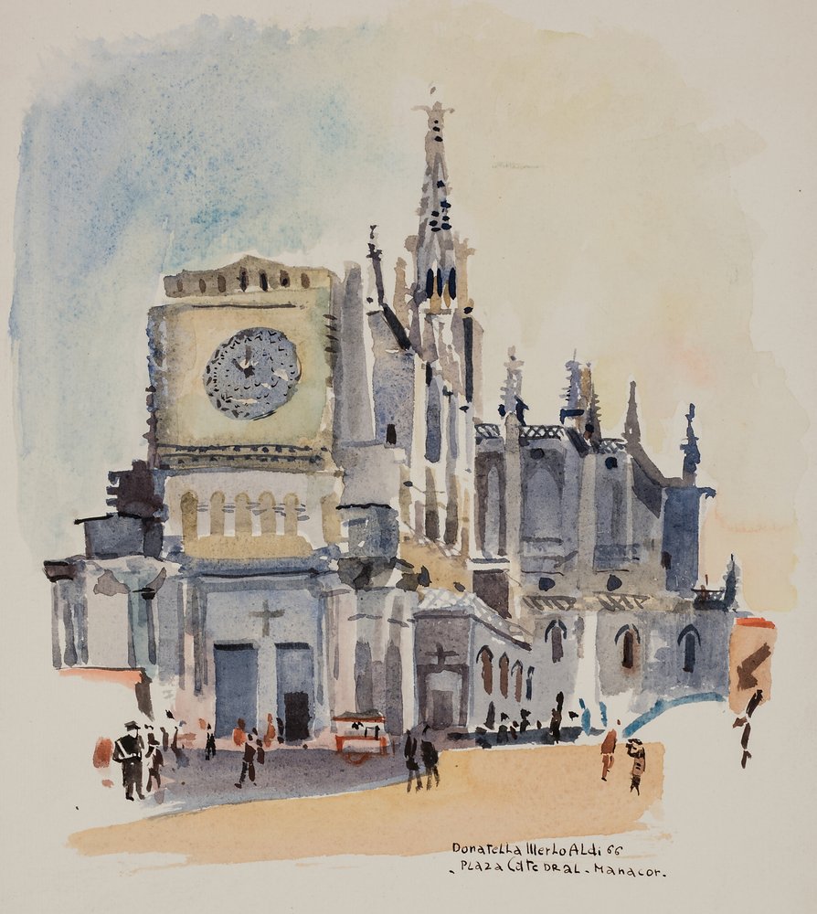 Plac Katedralny, Manacor autorstwa Donatella Merlo