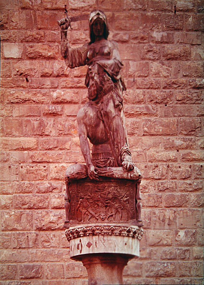 Judyta i Holofernes, 1460 (brąz) autorstwa Donatello