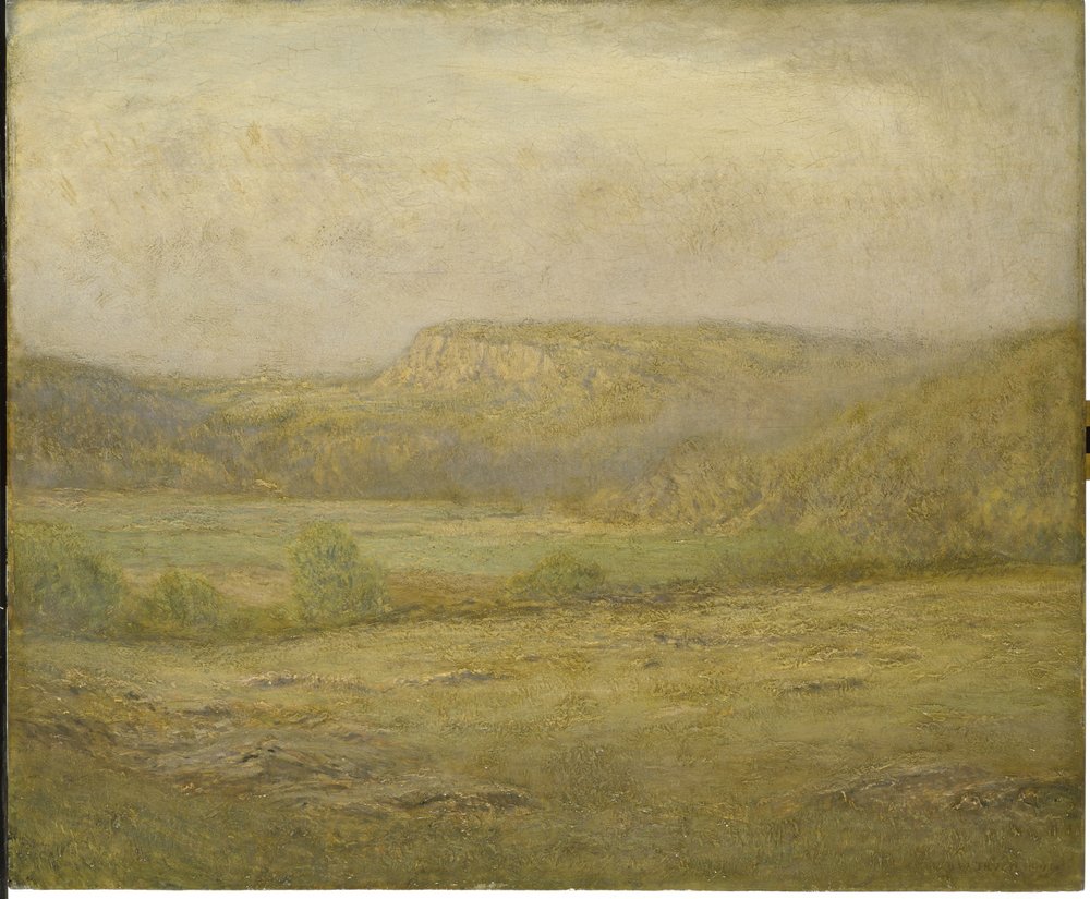 Wzgórza Nowej Anglii, 1901 (olej na płycie) autorstwa Dwight William Tryon