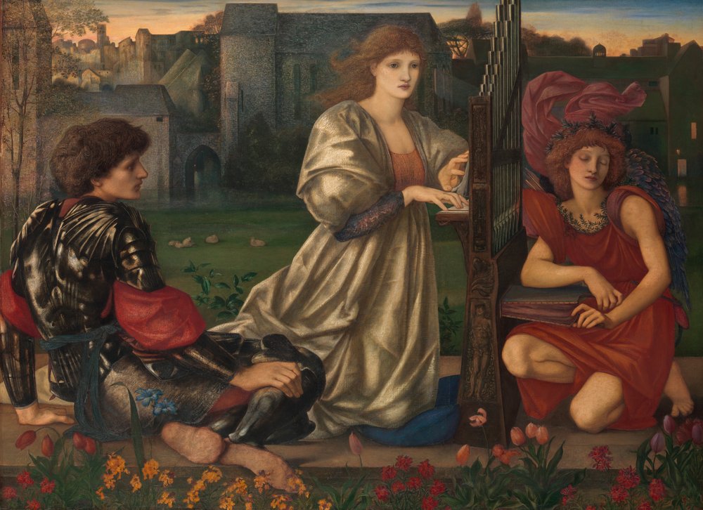 Pieśń miłosna, 1868-77 autorstwa Edward Burne-Jones