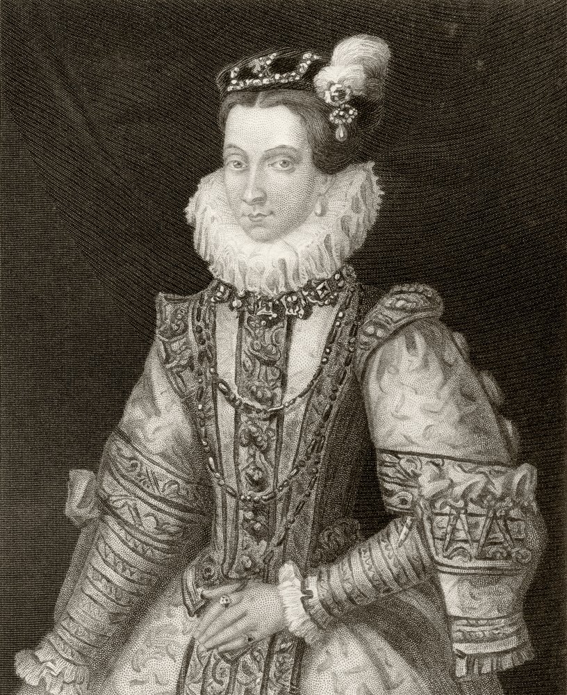 Anna Austriaczka, z „Historii panowania Filipa II”, wydanej w 1855 r. autorstwa English School