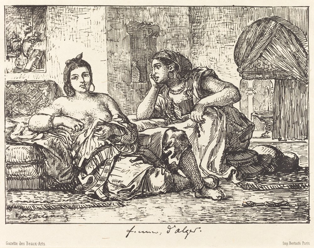 Kobiety z Algieru, 1833. autorstwa Eugène Delacroix