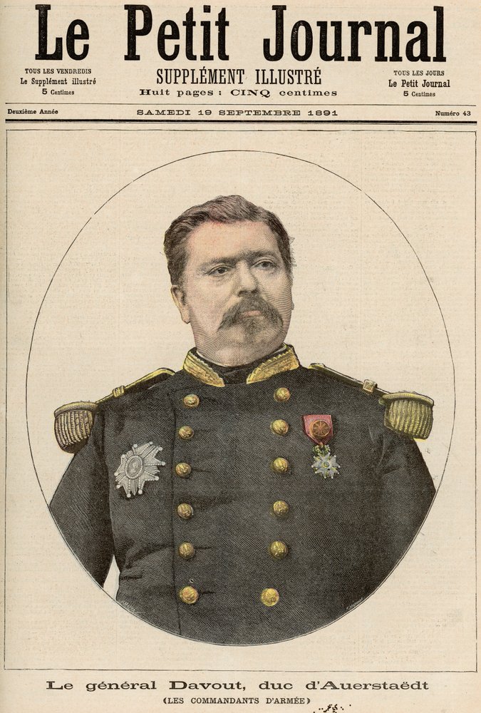 Generał Louis Nicolas Davout (1770-1823) książę Auerstaedt, z „Le Petit Journal”, 19 września 1891 autorstwa Fortune Louis Meaulle