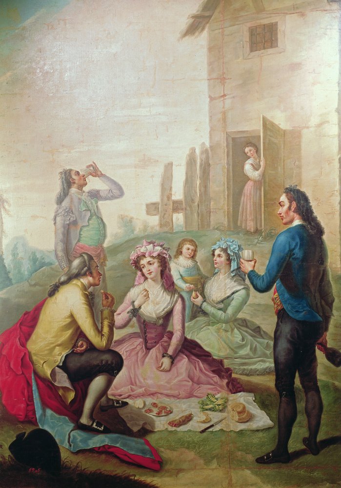 Piknik Wiejski autorstwa Francisco Bayeu y Subias
