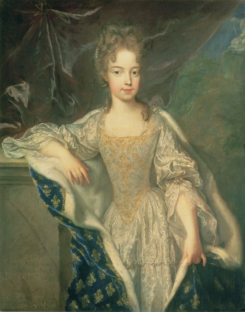 Portret Adelajdy Sabaudzkiej (ur.1685) 1697 autorstwa Jean-François de Troy