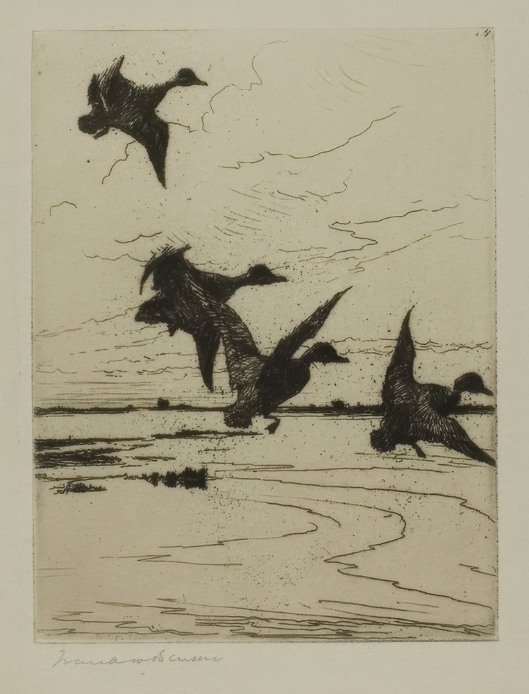 Lądowanie albo autorstwa Frank Weston Benson