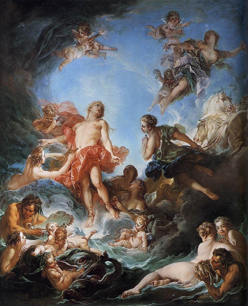 Wschód słońca autorstwa François Boucher