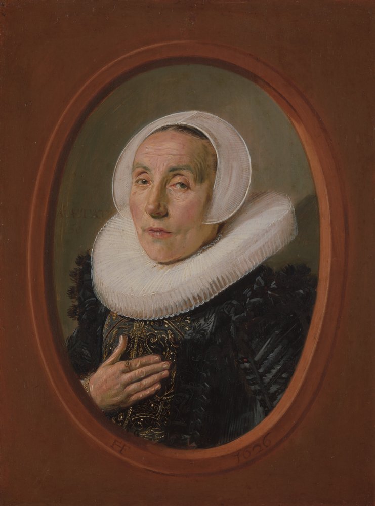 Anna van der Aar ur. 157677, zm. po 1626, 1626. autorstwa Frans Hals