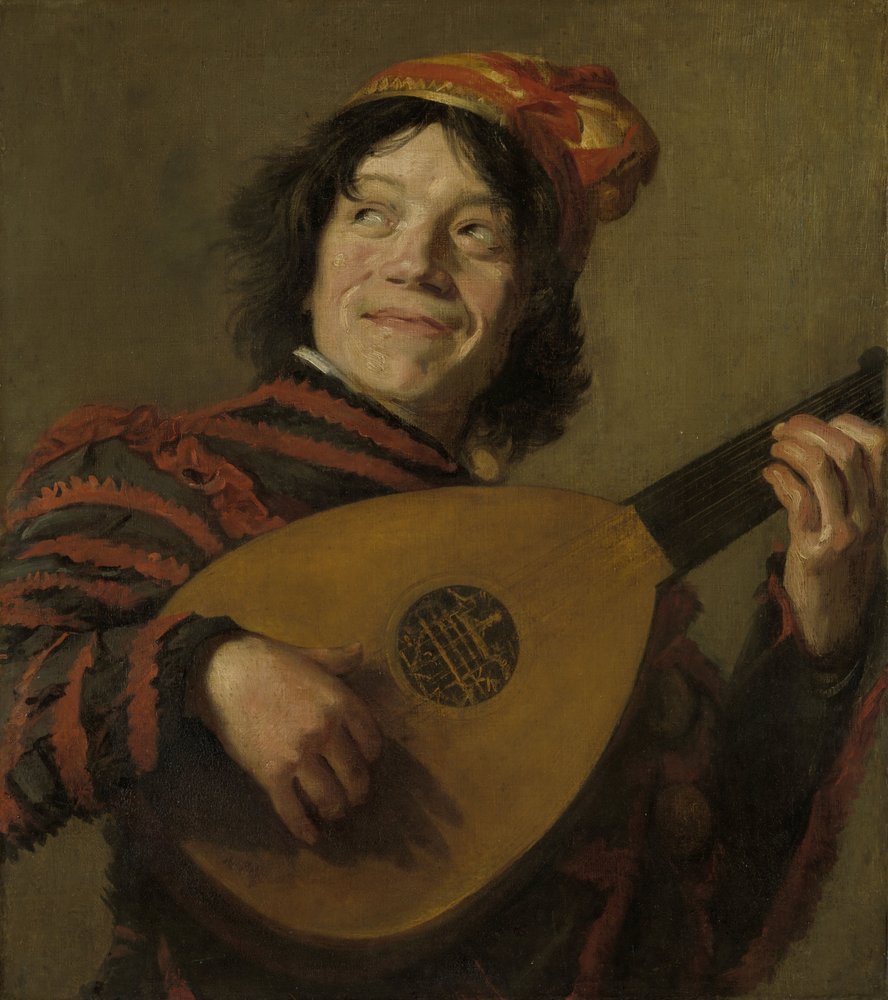 Lutnista, ok. 1623-24 autorstwa Frans Hals