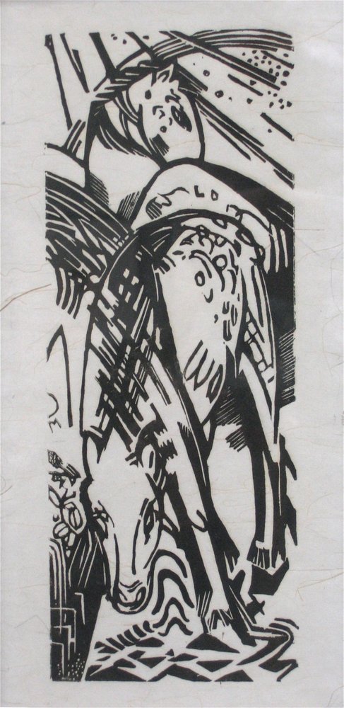 Koń do picia autorstwa Franz Marc