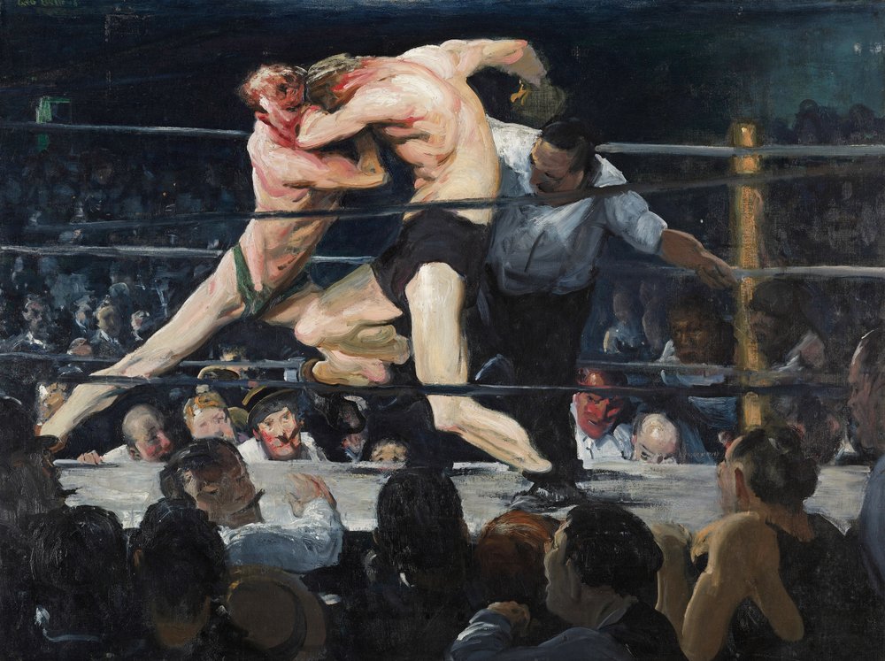 Jeleń u Sharkeya, 1909 autorstwa George Wesley Bellows