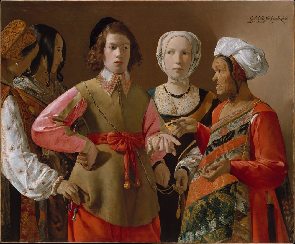 Wróżbitka autorstwa Georges de La Tour