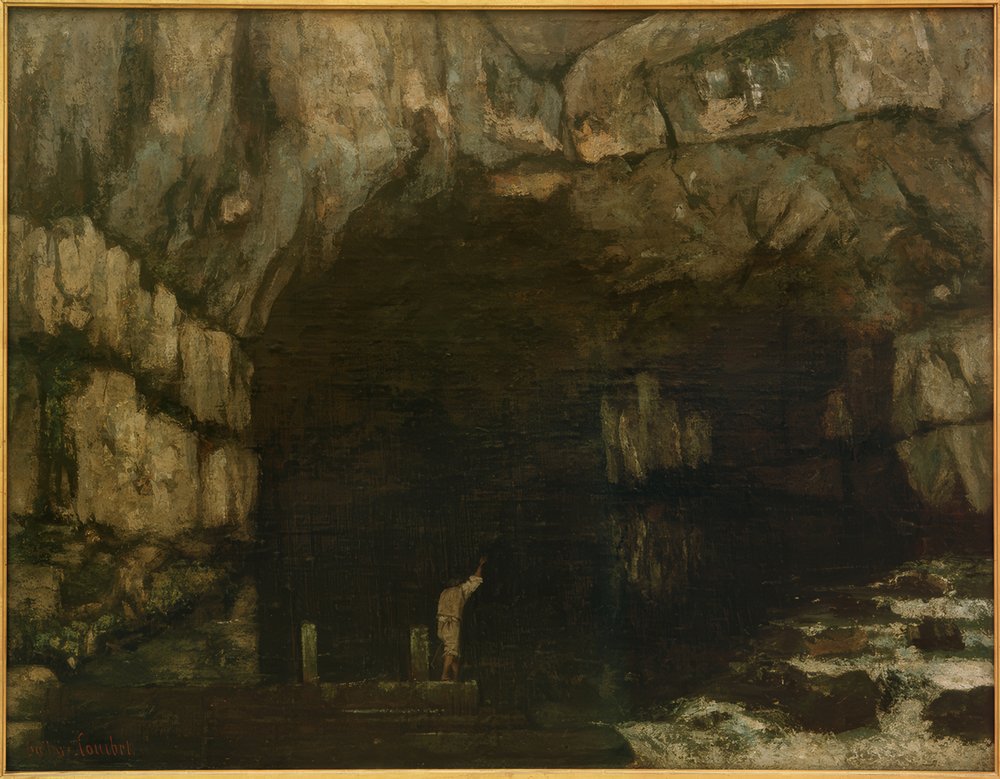 Źródło Loue autorstwa Gustave Courbet