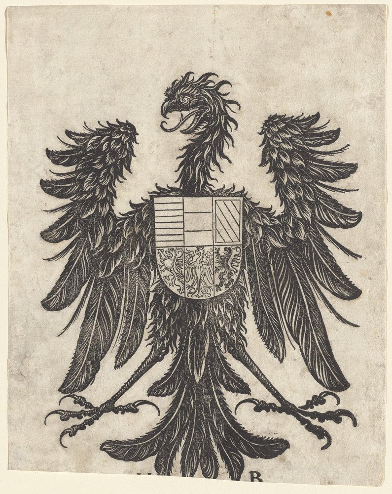 Herb z jednym orłem autorstwa Hans Burgkmair I