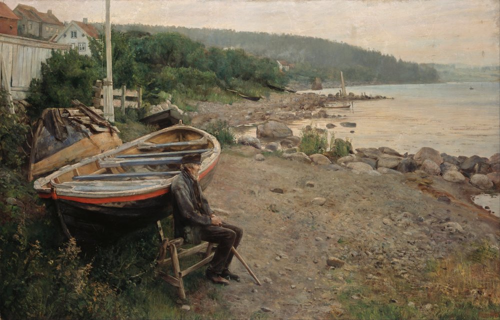 Widok z Åsgårdstrand autorstwa Hans Heyerdahl