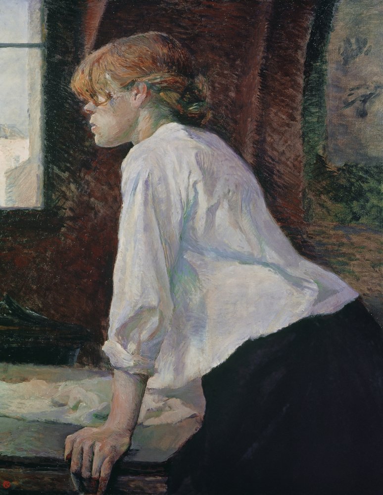 Praczka, 1889 autorstwa Henri de Toulouse-Lautrec