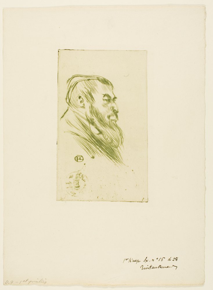 Tristan Bernard autorstwa Henri de Toulouse-Lautrec