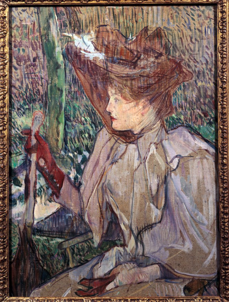 Honorine Platzer Obraz olejny na tekturze Henri de Toulouse Lautrec (1864-1901) 1891 Ndz. 0,54x0,4 m Paryż, Musee d