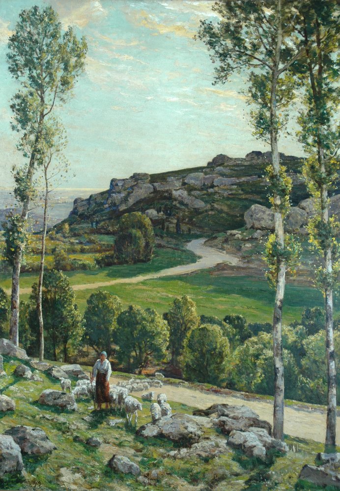 Droga w Prowansji, 1904 autorstwa Herbert Hughes-Stanton