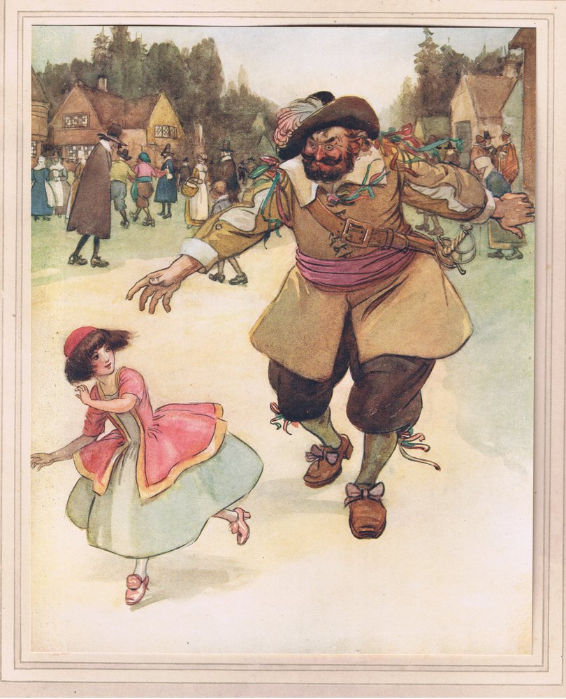 Z zamiarem skradzenia pocałunku autorstwa Hugh Thomson