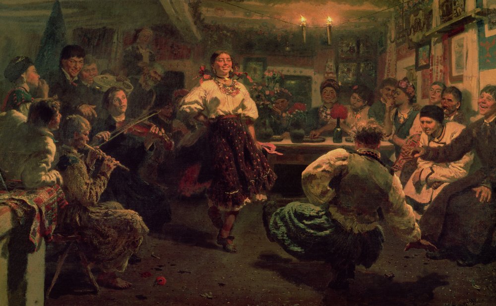 Święto wiejskie, 1881 autorstwa Ilya Efimovich Repin