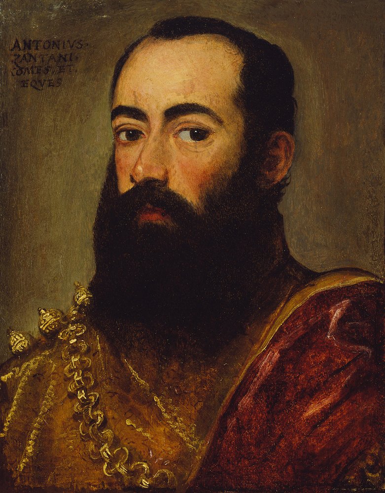 Portret prawdopodobnie przedstawiający Antonio Zantaniego autorstwa Italian School