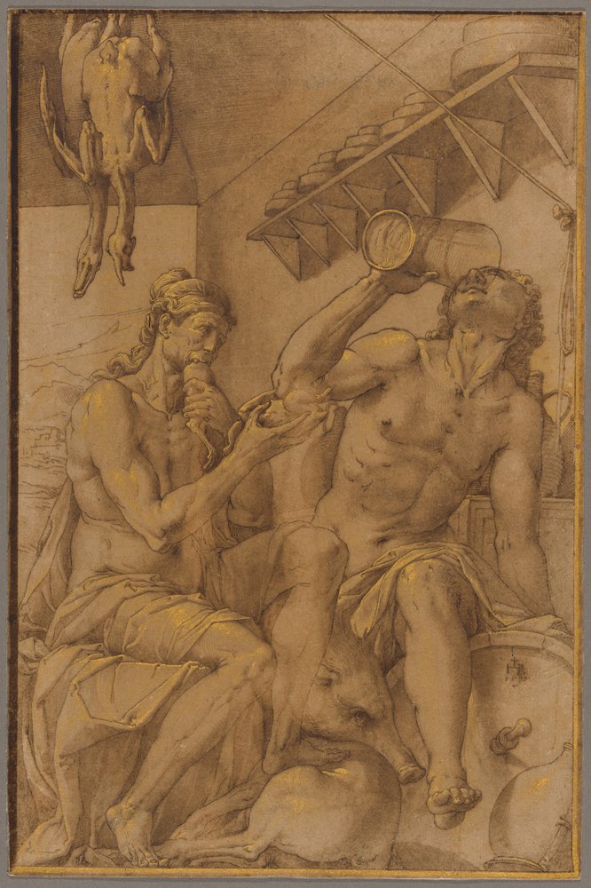 Alegoria obżarstwa autorstwa Jacopo Ligozzi