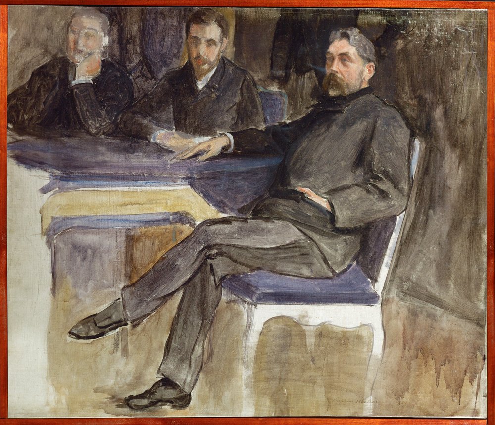 Stephane Mallarme, poeta (obraz na płótnie) autorstwa Jacques-Emile Blanche