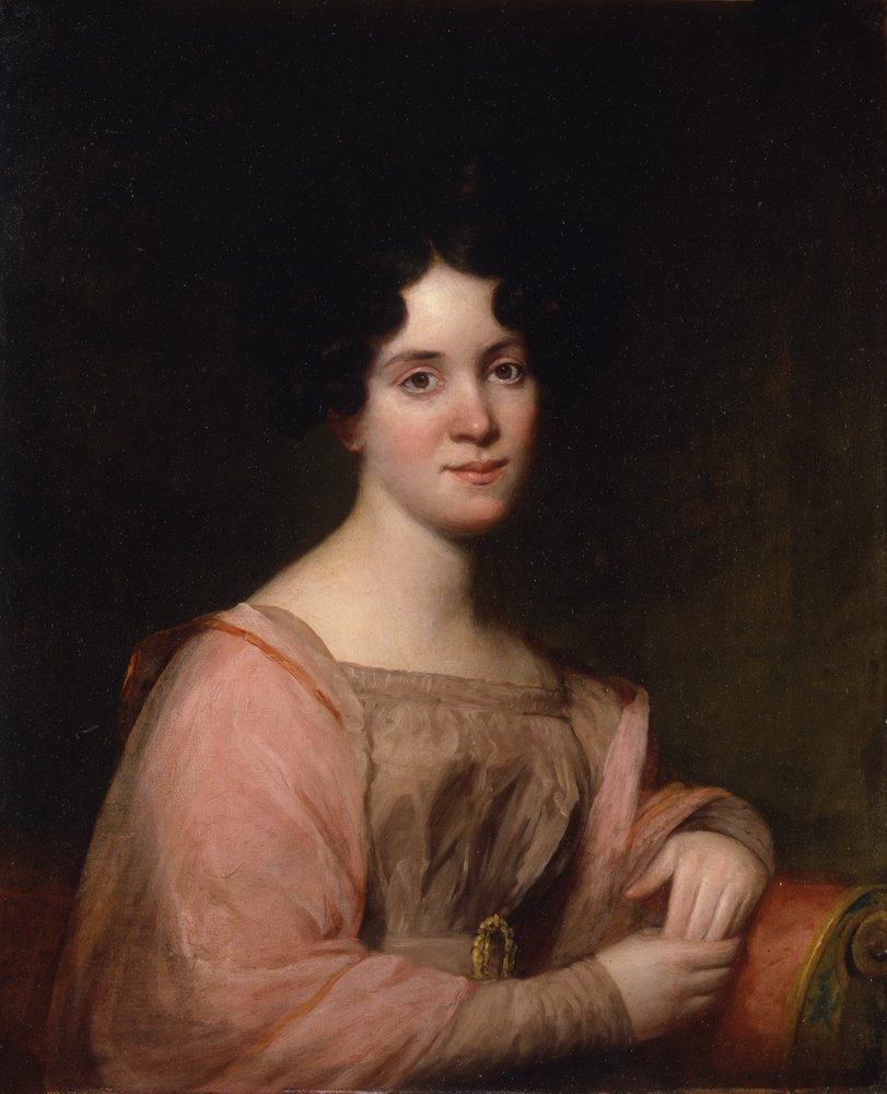 Catherine Reed, 1831 (olej na płycie drewnopodobnej) autorstwa James Frothingham