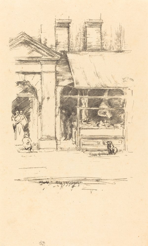 Pies Rzeźnika autorstwa James Abbott McNeill Whistler