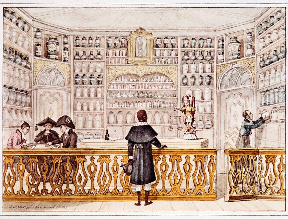 Aptekarz (druk autorstwa Jean Baptiste Debret