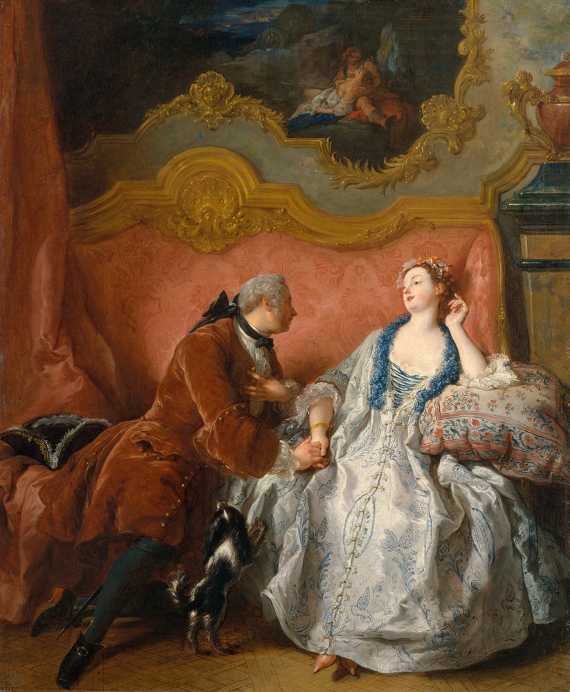 Wyznanie miłości, ok. 1724 autorstwa Jean-François de Troy