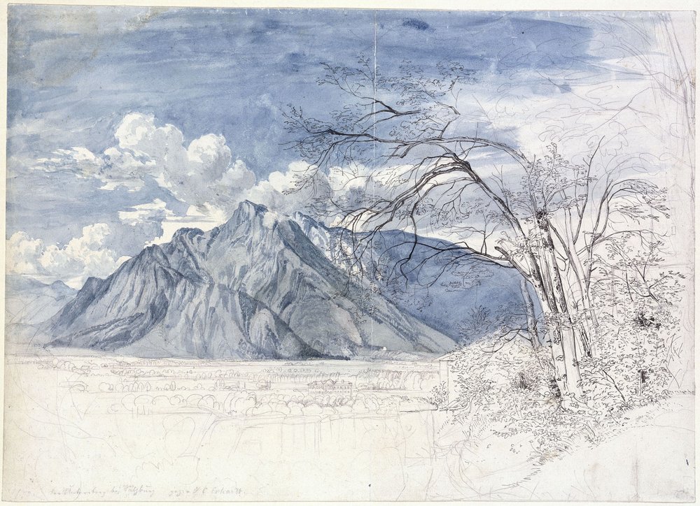 Untersberg koło Salzburga autorstwa Johann Christoph Erhard