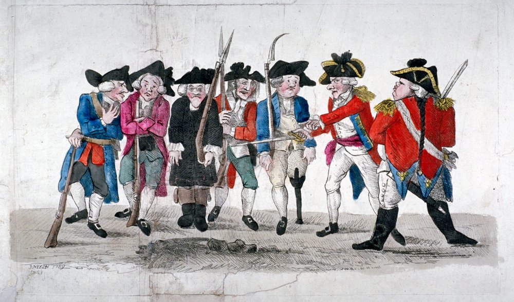 „Miejskowe zespoły treningowe”, 1789. autorstwa John Nixon