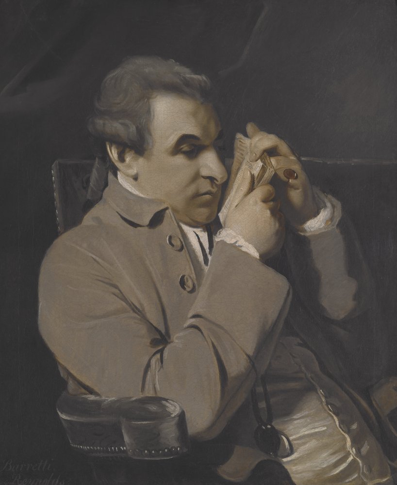 Portret Josepha Barettiego, kopia (olej na płótnie) autorstwa Joshua Reynolds