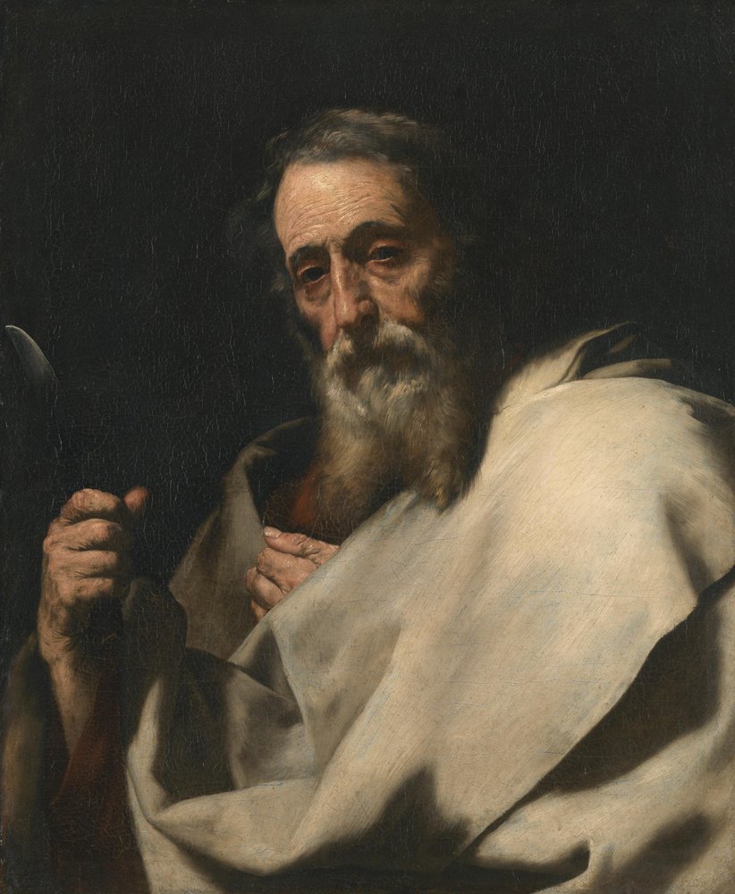 Święty Bartłomiej autorstwa Jusepe de Ribera