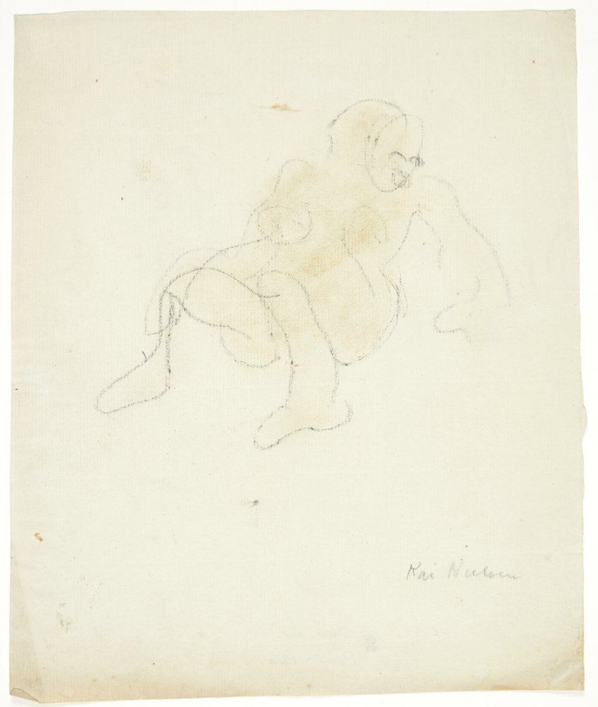 Leżąca kobieta autorstwa Kai Nielsen