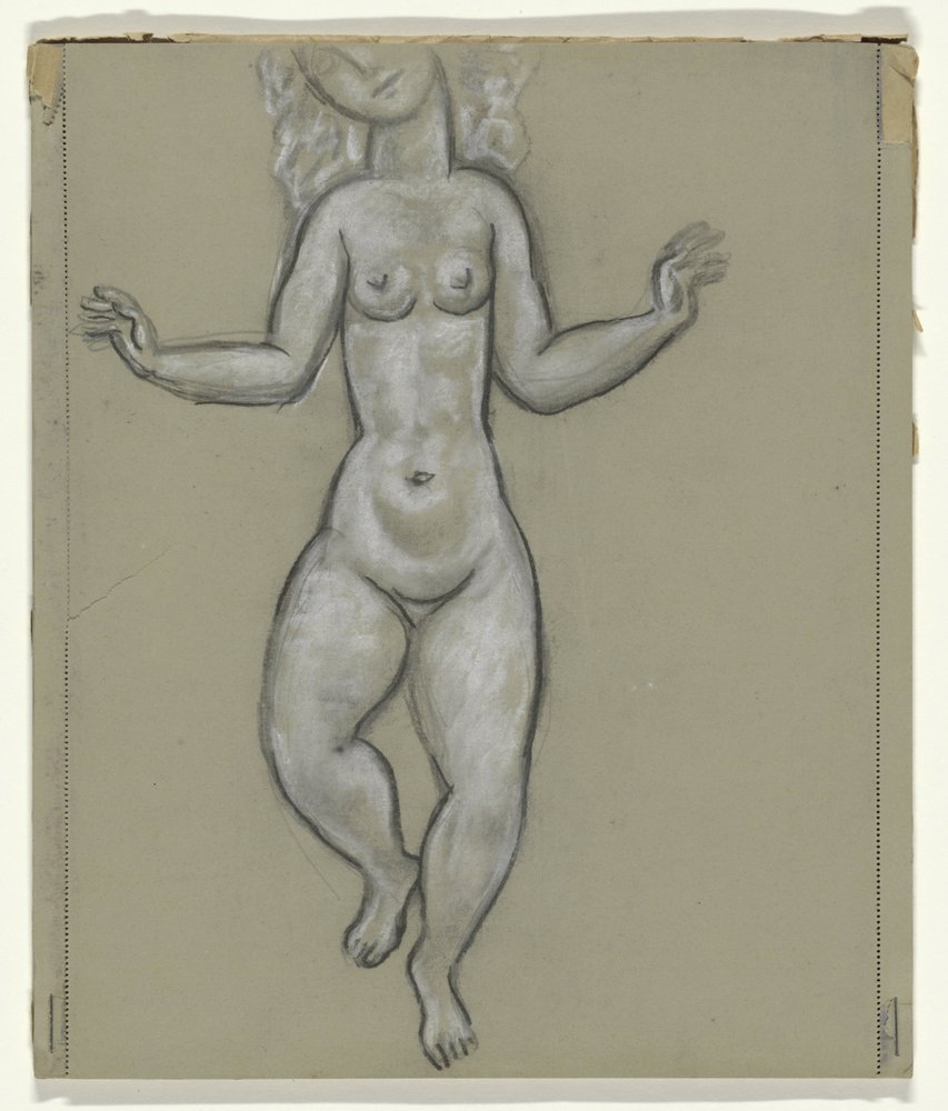 Tańcząca naga kobieta autorstwa Leo Gestel