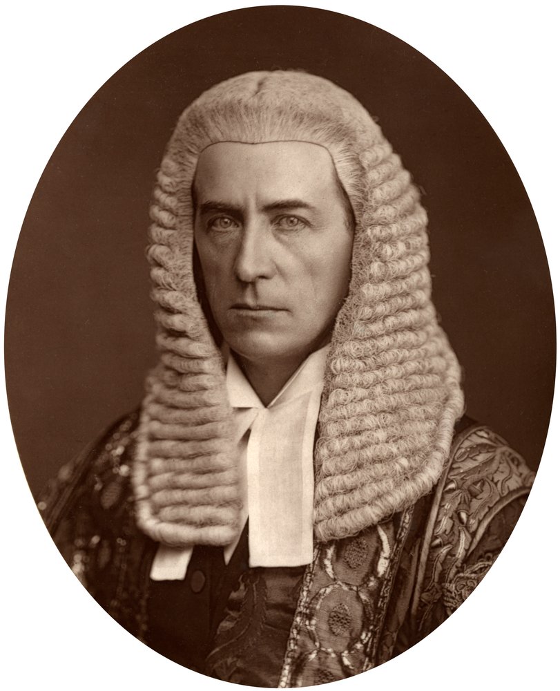 Alfred Henry Thesiger, Lord Sędzia Apelacyjny, 1880 r. autorstwa Lock and Whitfield