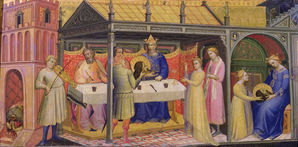 Uczta Heroda autorstwa Lorenzo Monaco