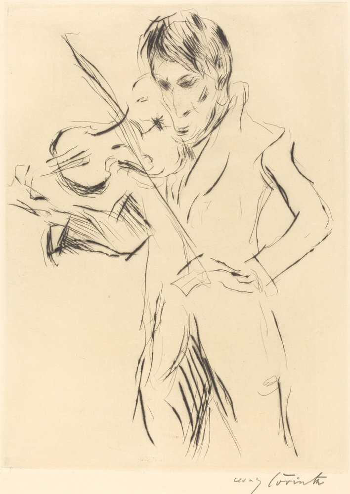 Portret Andreasa Weissgaerbera autorstwa Lovis Corinth