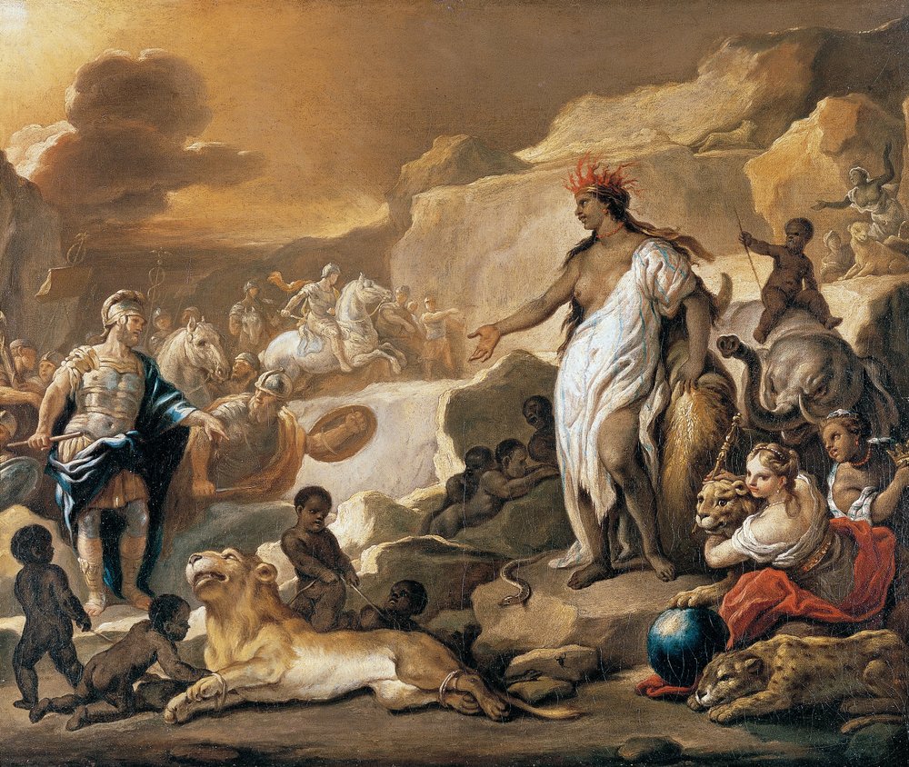Seria Czterech Stron Świata. Afryka autorstwa Luca Giordano