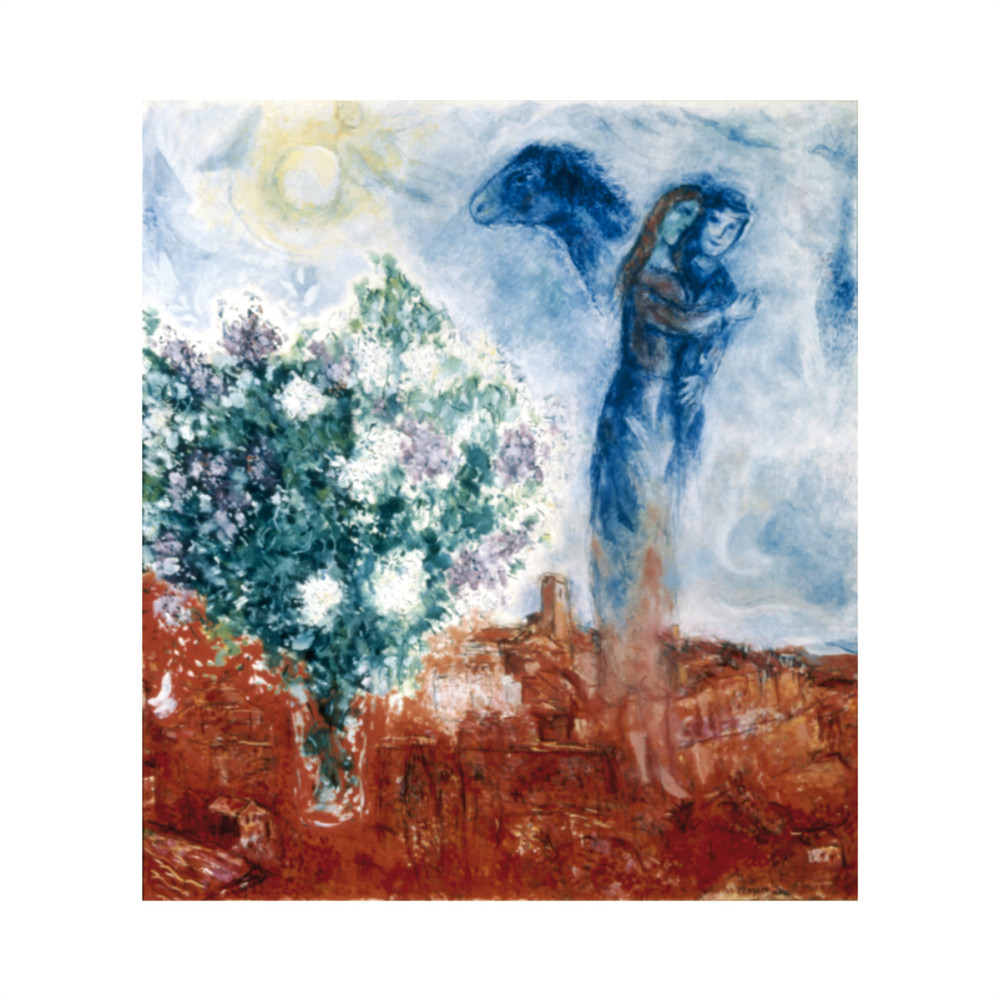 Kochankowie nad rzeką St. Paul (Ki 3) autorstwa Marc Chagall
