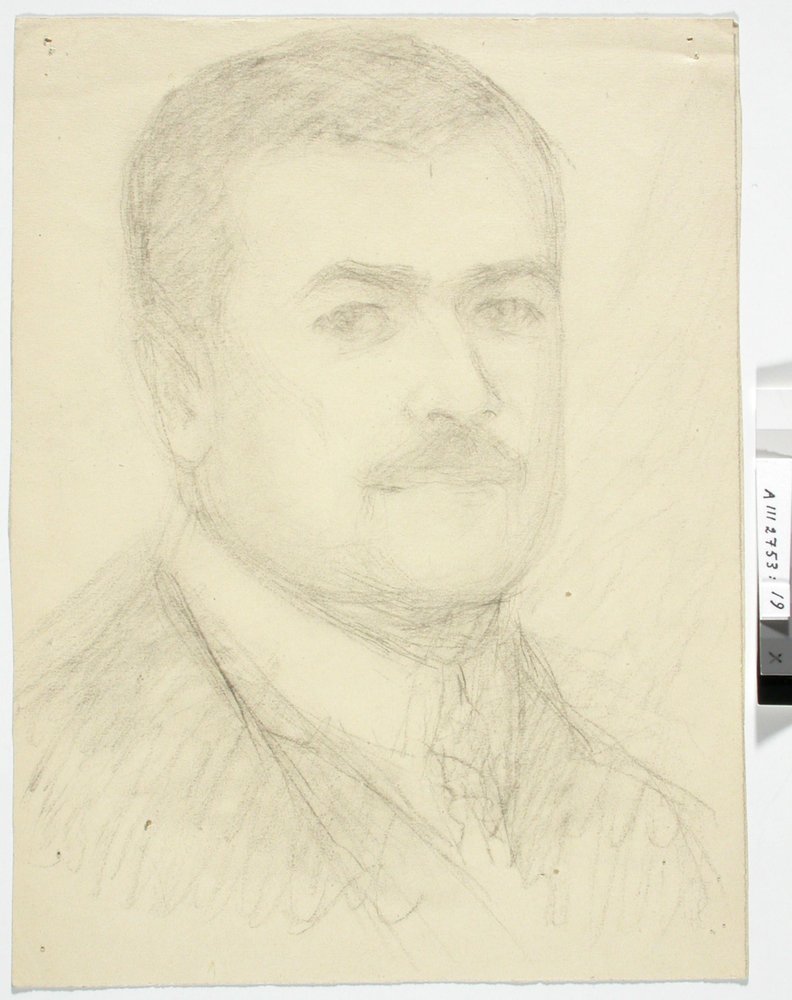 Portret mężczyzny, popiersie autorstwa Maria Wiik