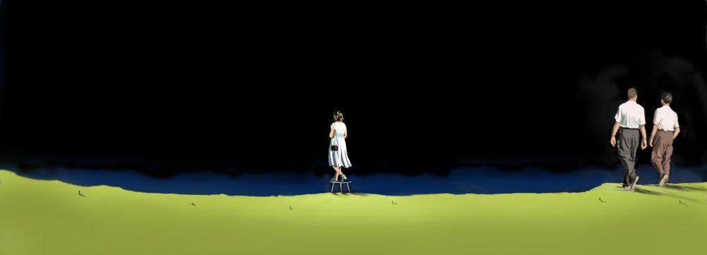 Scena z życia nocnego 6, 2016 (media cyfrowe) autorstwa Marjorie Weiss
