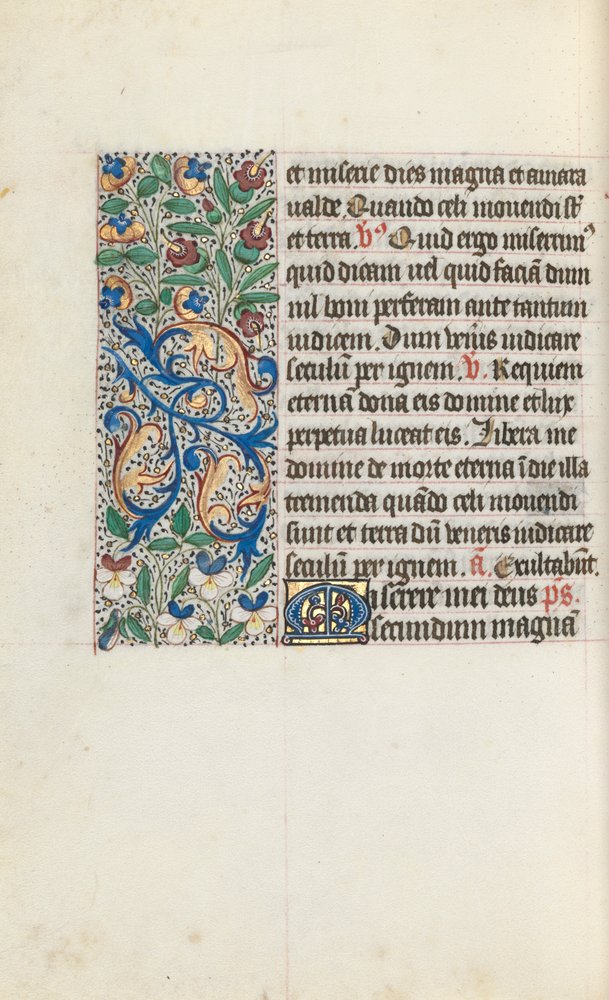 Księga godzin Korzystanie z Rouen: fol. 133v, ok. 1470. autorstwa Master of the Geneva Latini