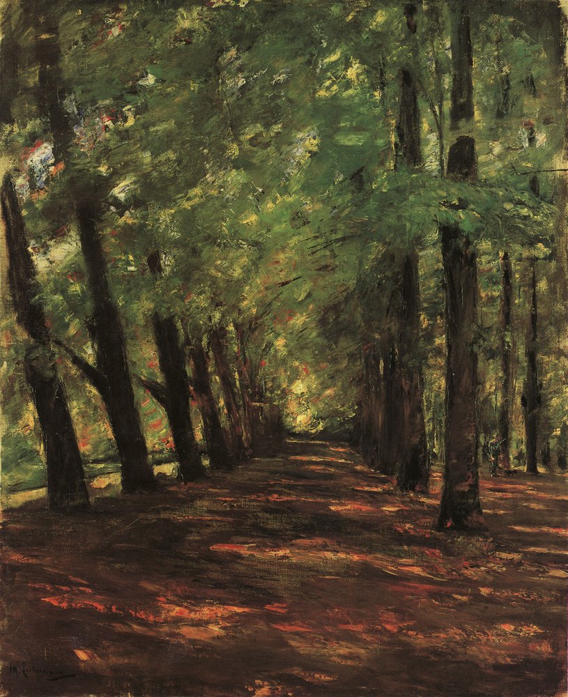 Aleja w Overveen autorstwa Max Liebermann