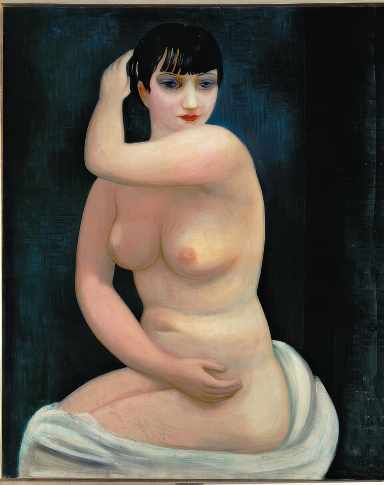 Kiki de Montparnasse autorstwa Moise Kisling