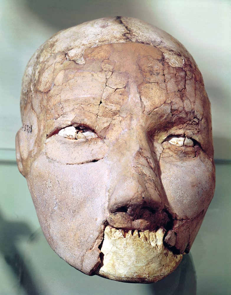 Czaszka z Jerycha, 7000-6000 p.n.e. autorstwa Neolithic