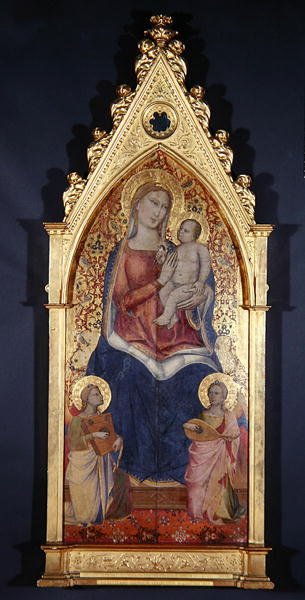 Dziewica z Dzieciątkiem, c.1392 (drewno) autorstwa Niccolo di Pietro Gerini